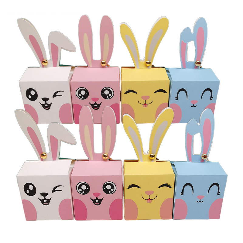 Baby Food Container - 12/24Pcs Cartoon Rabbit Candy Box Happy