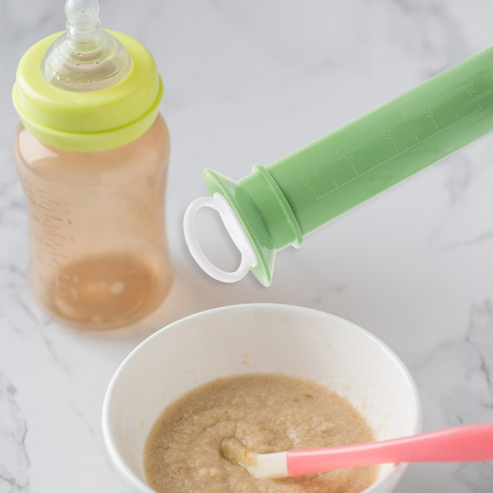 Baby Food Veggie Purees - Baby Food Dispenser Compact Refillable Pouch
