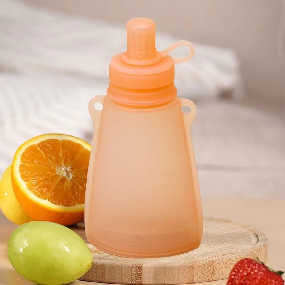 Baby Food Pouches Reusable - BPA Free Food Pouch Refillable Design