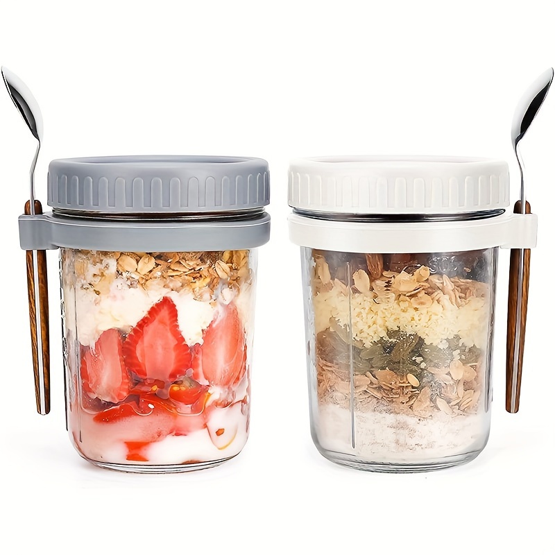 1pc/2pcs Glass Oatmeal Cup, Ov - đánh giá và giá Baby Food Jars Glass
