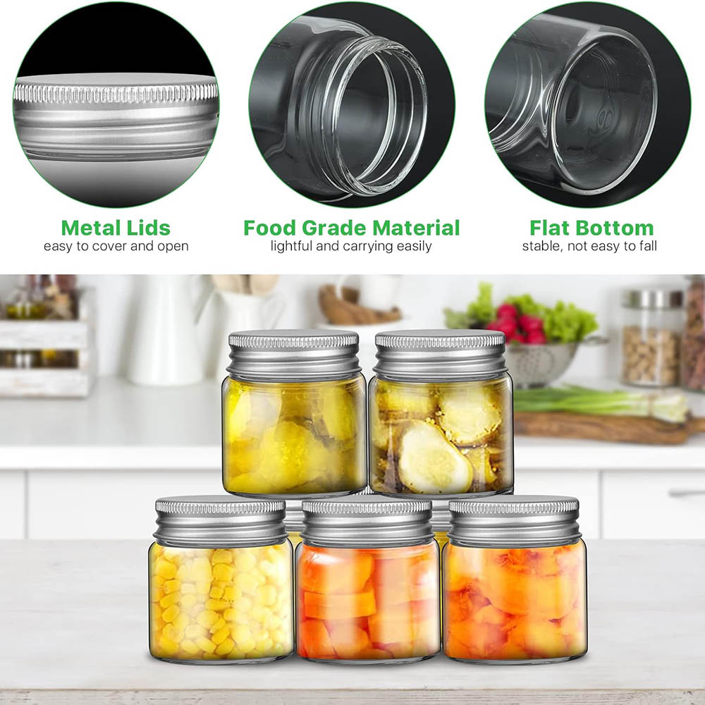 2oz Mini Mason Jars, Wide Mout - đánh giá và giá Baby Food Jars Glass