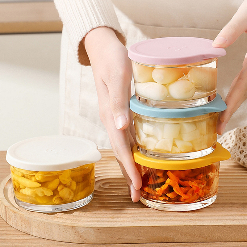 F】Microwave Safe Round Food St - đánh giá và giá Baby Food Jars Glass