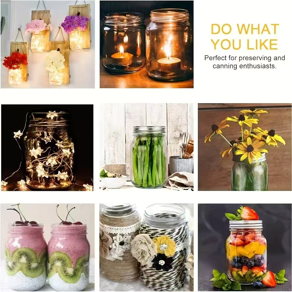 6Pcs, 12Pcs, 500Ml/16Oz, Glass - đánh giá và giá Baby Food Jars Glass