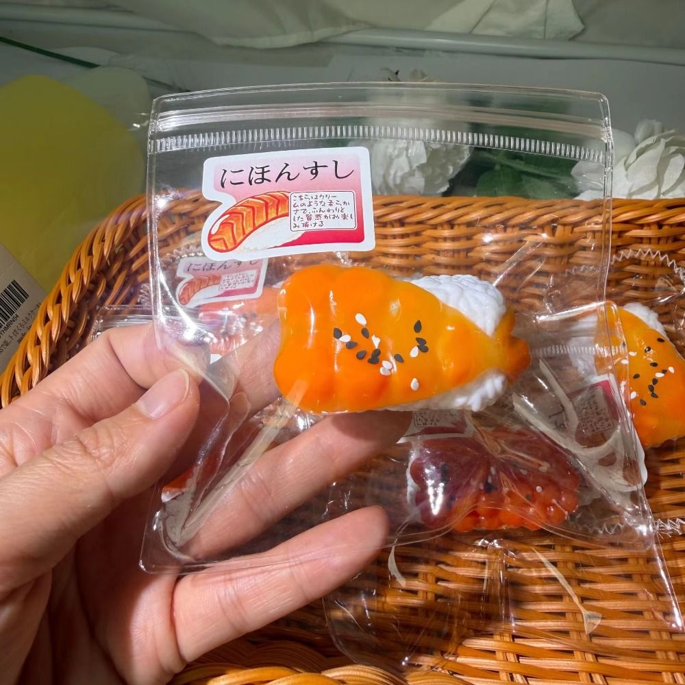 Simulation Food Sushi Squeeze  - đánh giá và giá Baby Food Shrimp