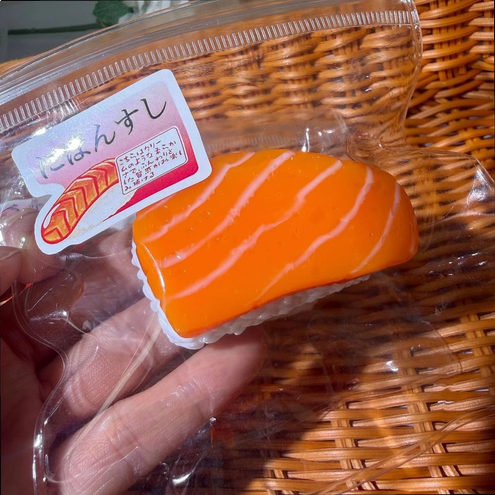 Simulation Food Sushi Squeeze  - đánh giá và giá Baby Food Shrimp