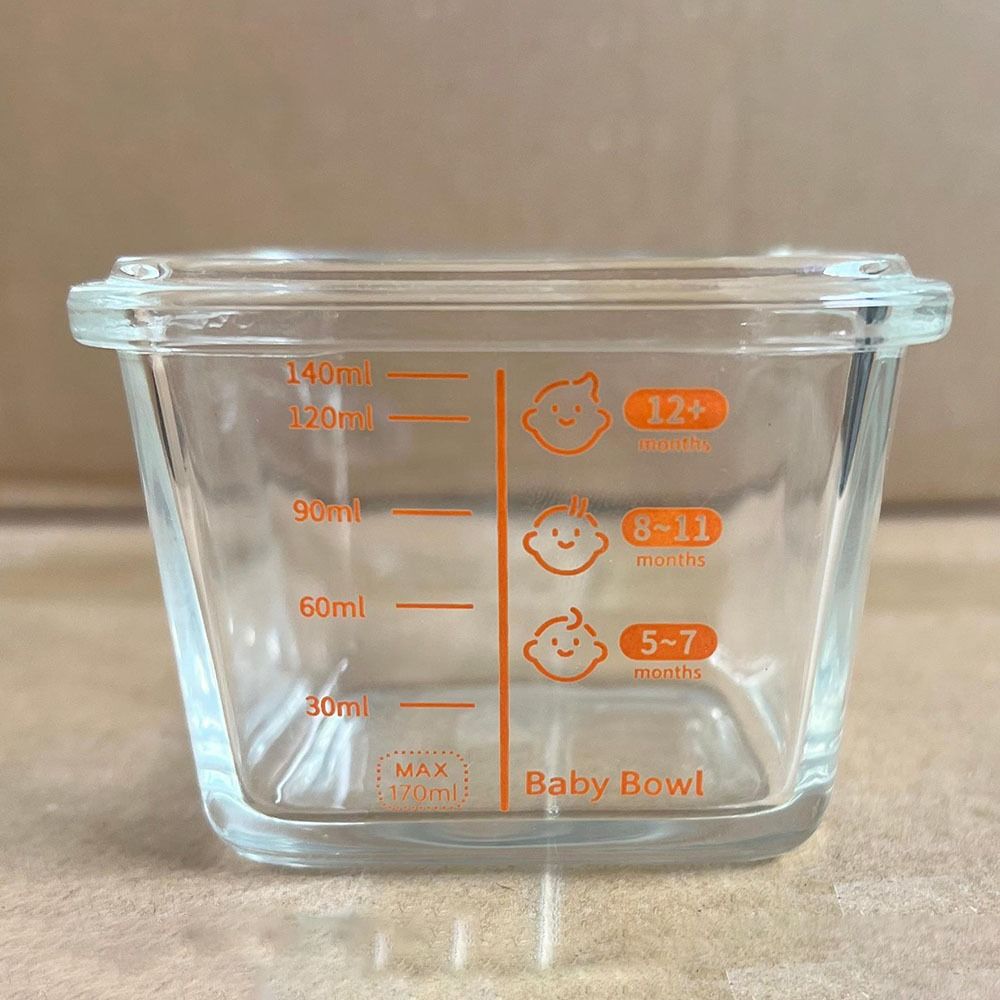 Simple 170ml Food Storage Box  - đánh giá và giá Baby Food Jars Glass