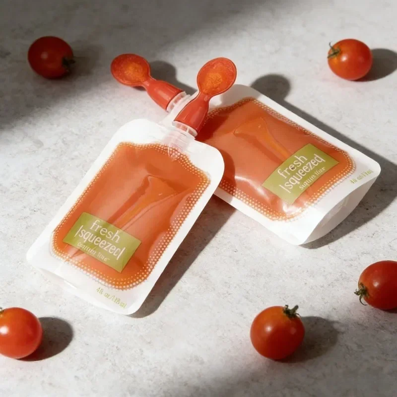 Organic Infant Feeding Pouches - đánh giá và giá Baby Food Pouches Reusable