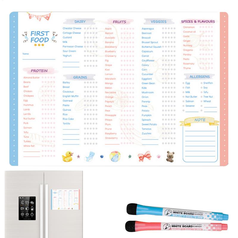 Baby First Foods Checklist Mag - đánh giá và giá Baby Food Journal