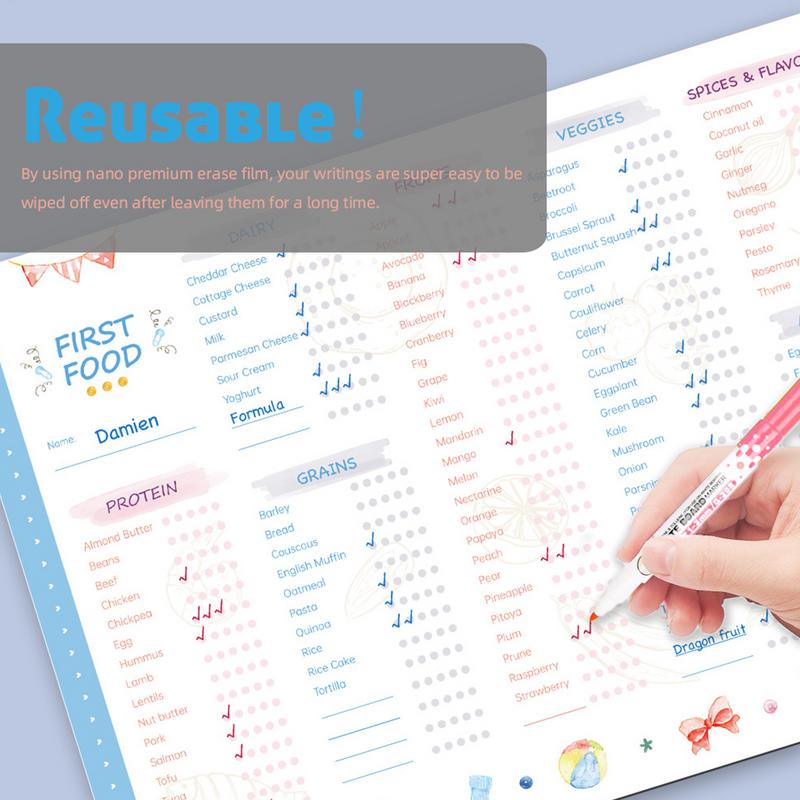Baby First Foods Checklist Mag - đánh giá và giá Baby Food Journal