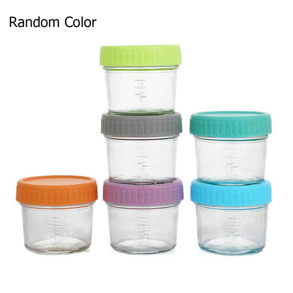 6pcs Multipurpose Glass Baby F - đánh giá và giá Baby Food Jars Glass