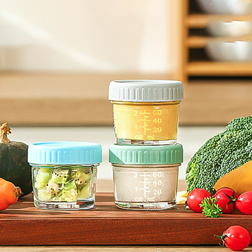 6pcs Multipurpose Glass Baby F - đánh giá và giá Baby Food Jars Glass