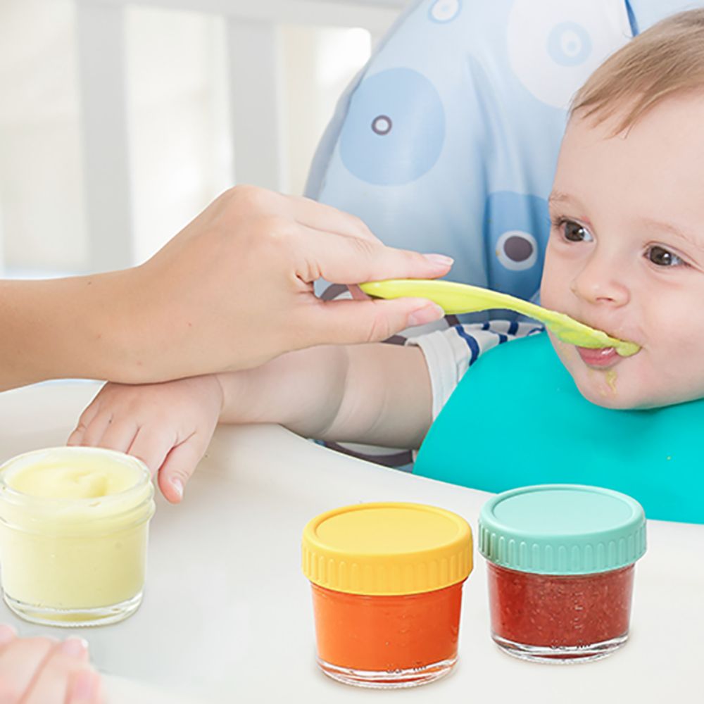 6pcs Glass Baby Food Jar Reusa - đánh giá và giá Baby Food Jars Glass