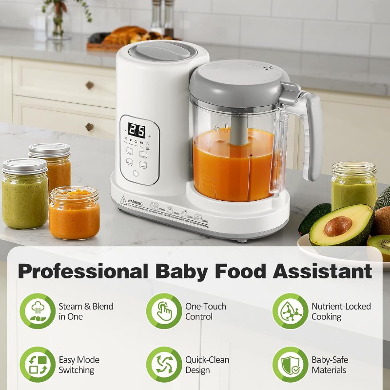 Baby Food Maker Steamer Blende - đánh giá và giá Baby Food Blender