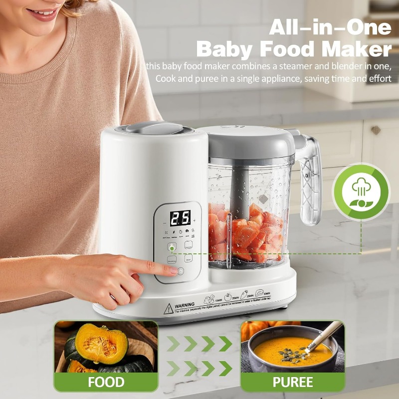 Baby Food Maker Steamer Blende - đánh giá và giá Baby Food Blender