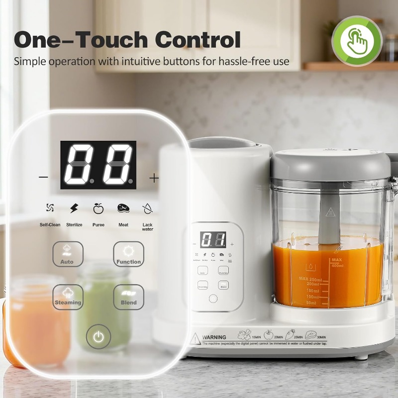 Baby Food Maker Steamer Blende - đánh giá và giá Baby Food Blender