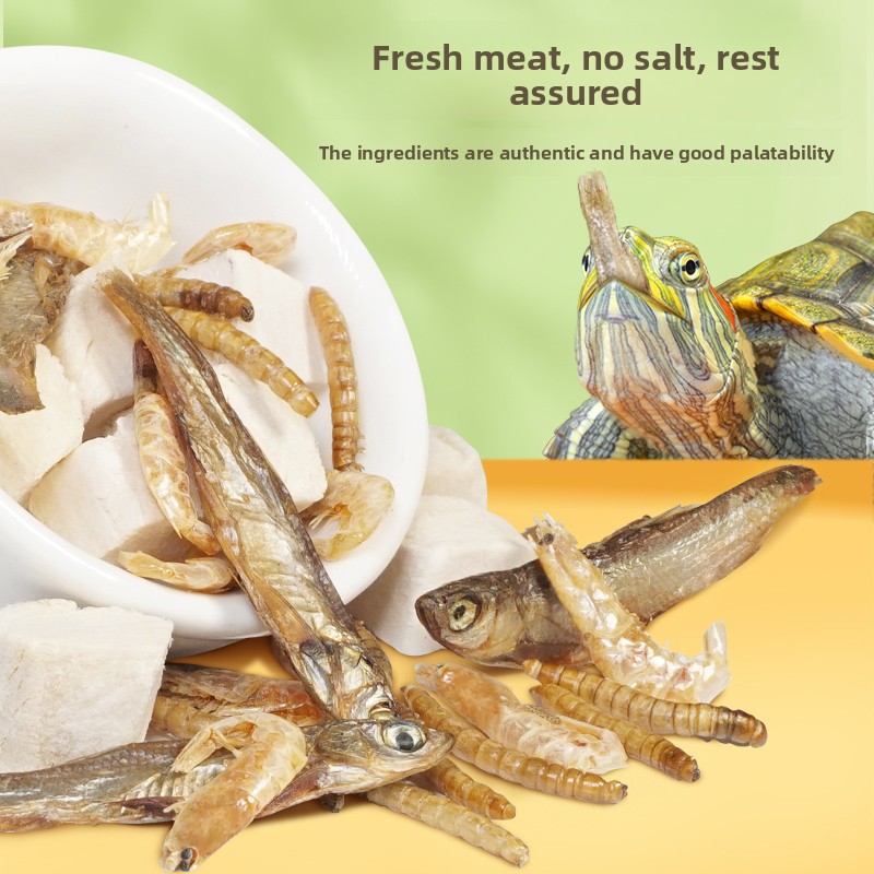 Turtle Food Pellets for Baby T - đánh giá và giá Baby Food Shrimp