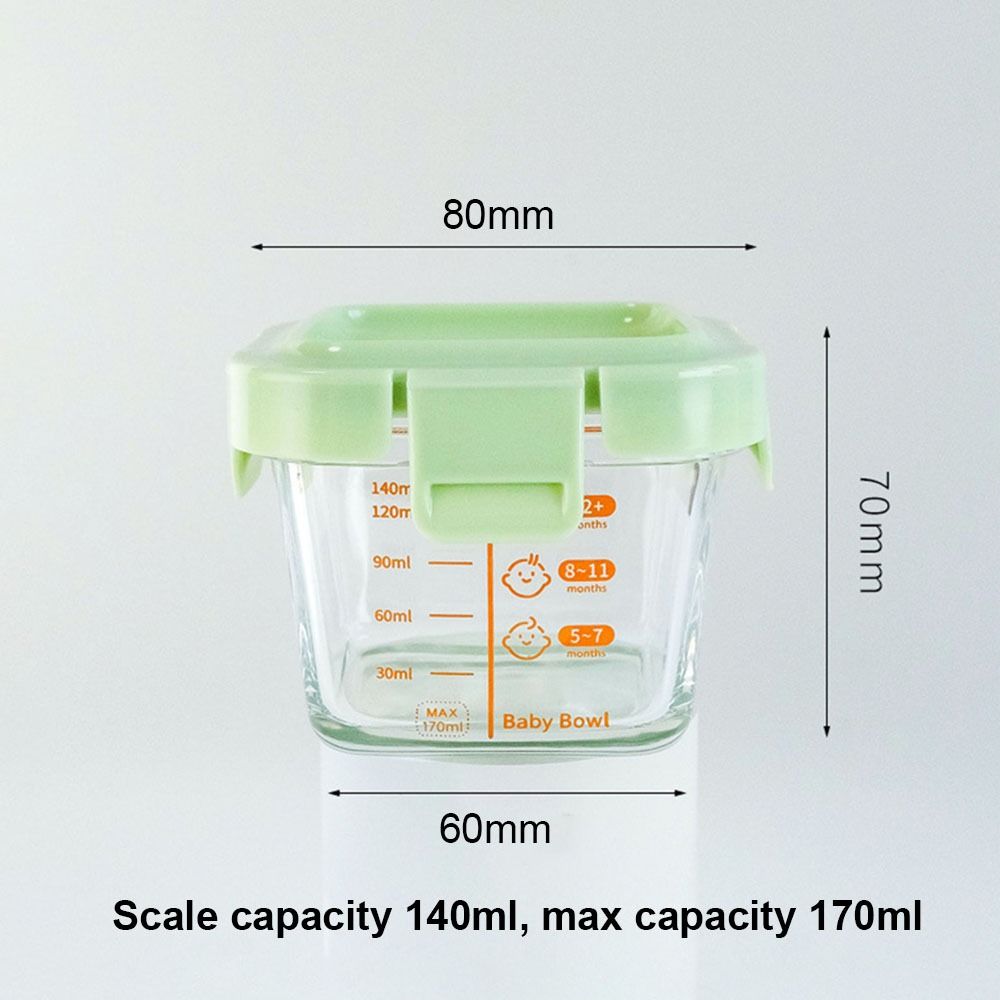 New 170ml Food Storage Box Fro - đánh giá và giá Baby Food Jars Glass