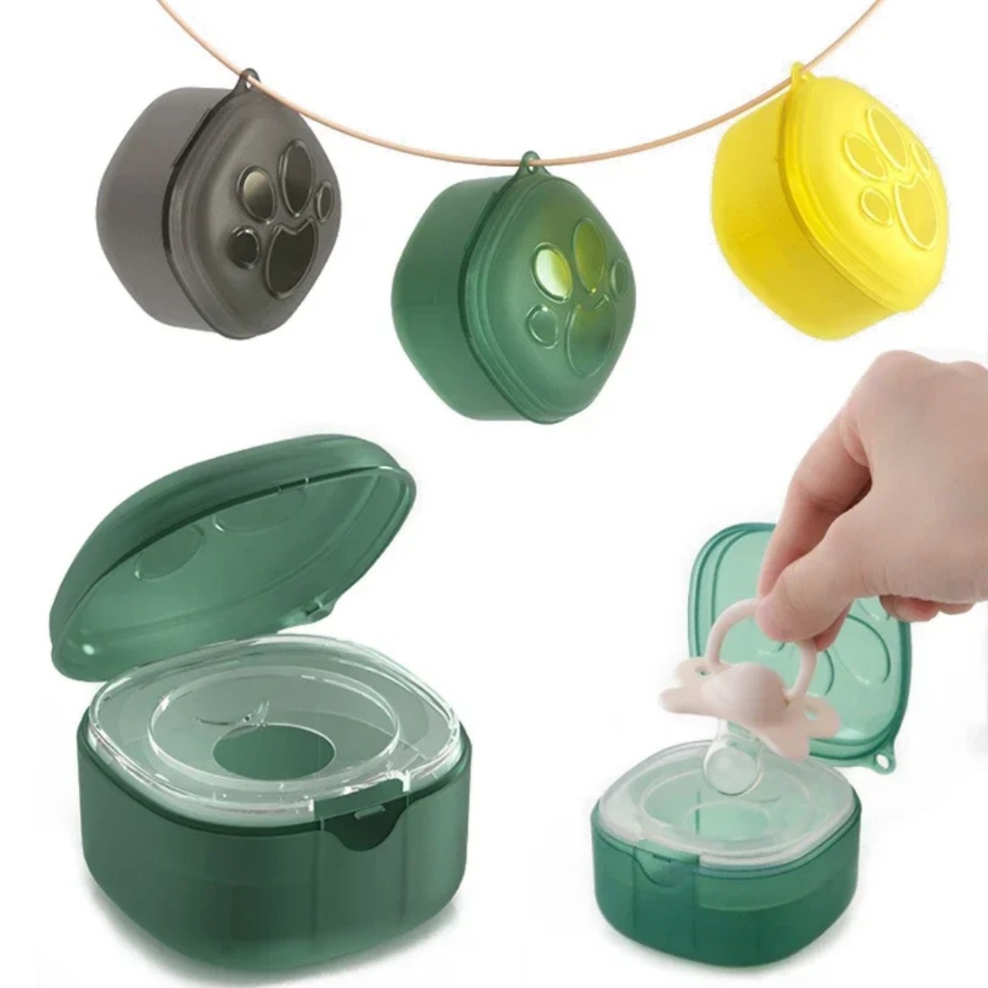 Food Grade Silicone Pacifier B - đánh giá và giá Baby Food Container