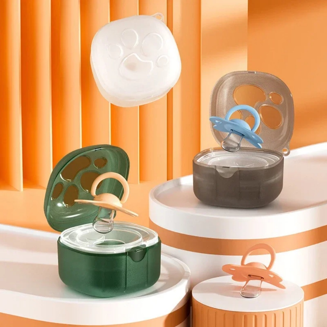 Food Grade Silicone Pacifier B - đánh giá và giá Baby Food Container