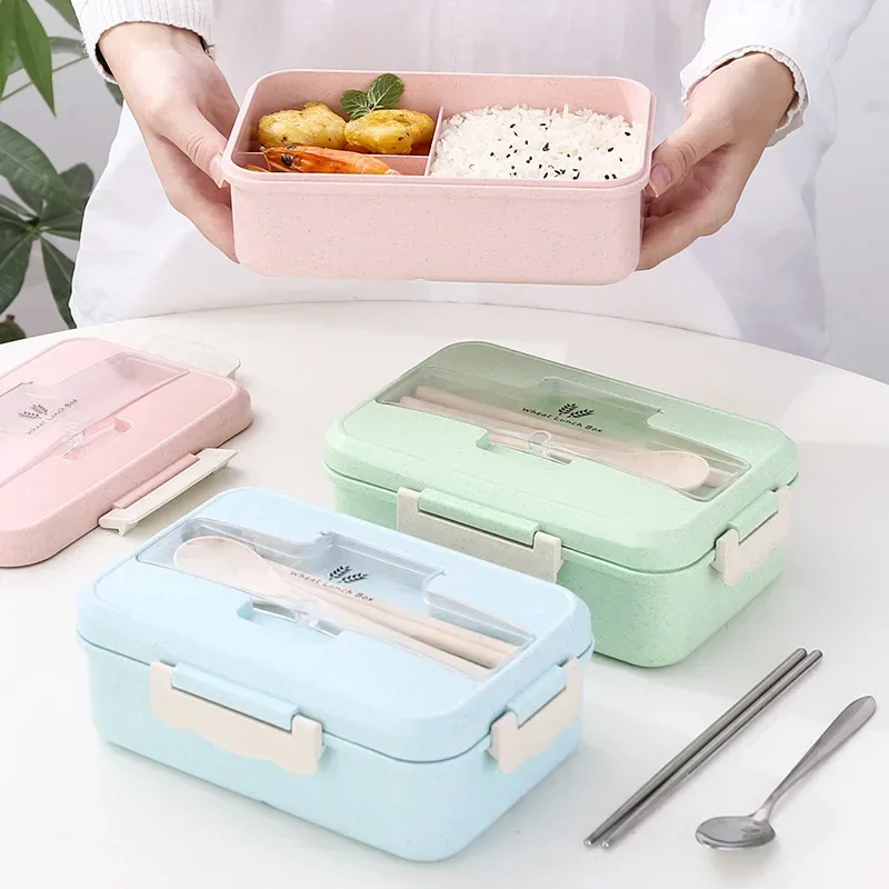 Microwave Lunch Box Wheat Stra - đánh giá và giá Baby Food Container