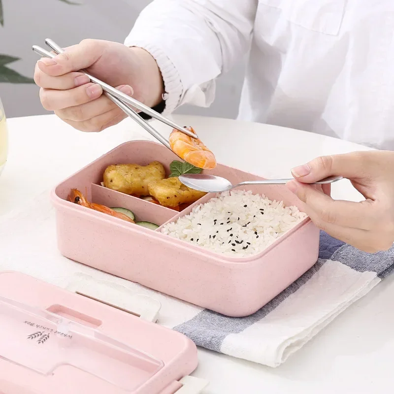 Microwave Lunch Box Wheat Stra - đánh giá và giá Baby Food Container