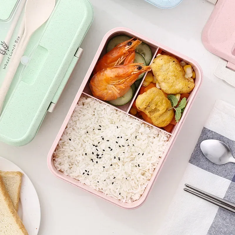 Microwave Lunch Box Wheat Stra - đánh giá và giá Baby Food Container