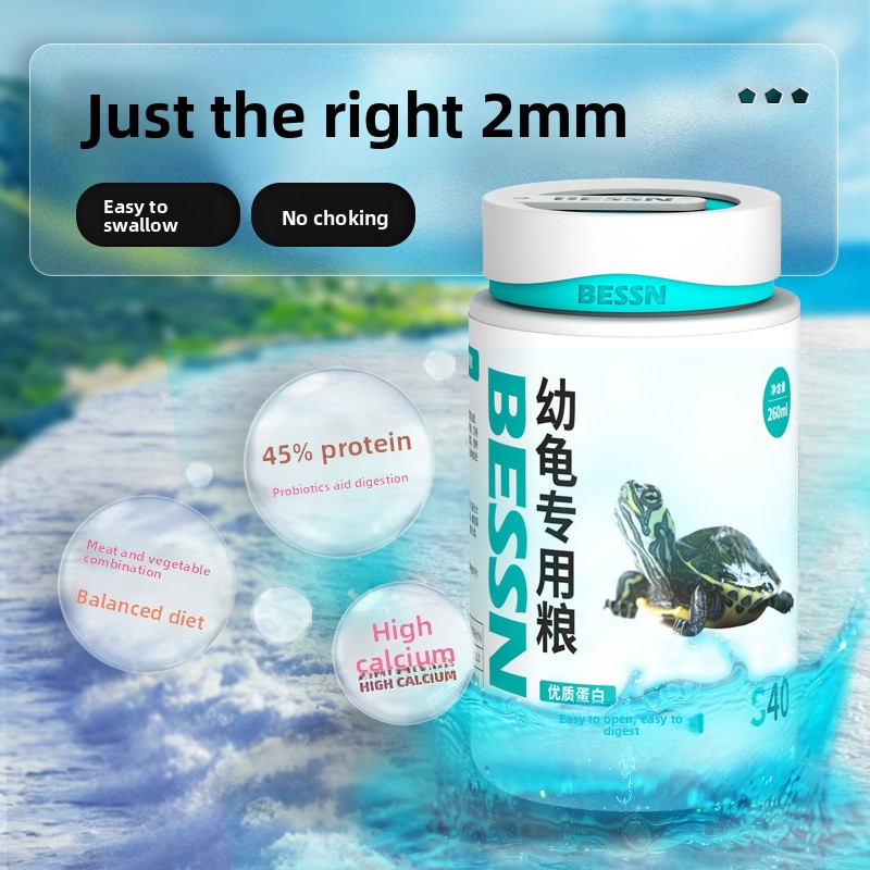 BESSN All-Stage Turtle Food wi - đánh giá và giá Baby Food Shrimp