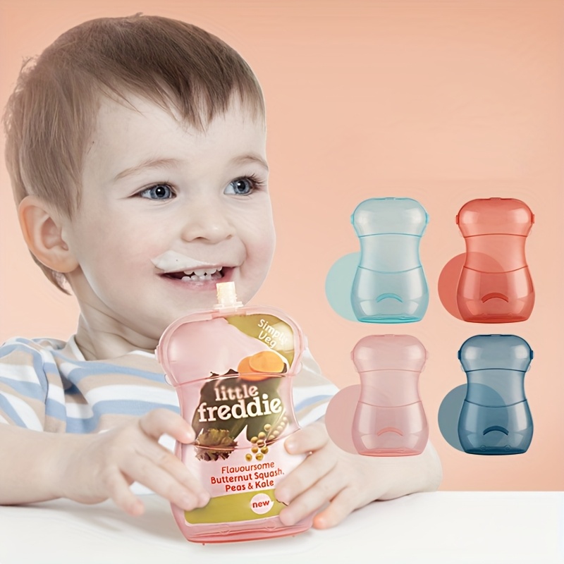 Squeeze-Proof Food Pouch, Port - đánh giá và giá Baby Food Pouches Reusable