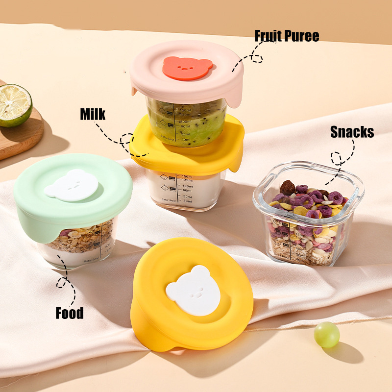 180ml Glass Baby Food Storage  - đánh giá và giá Baby Food Jars Glass