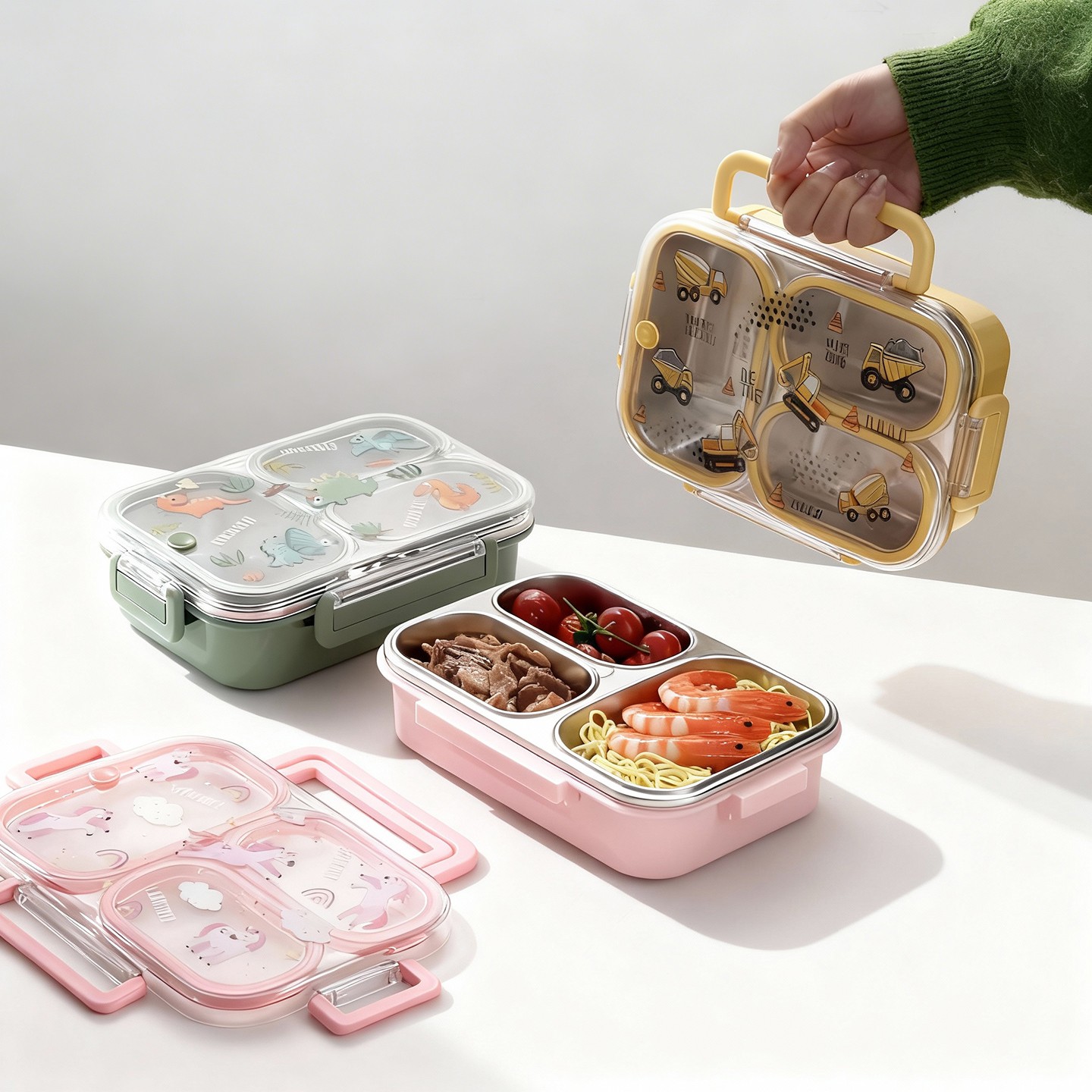 Large Capacity Cartoon Childre - đánh giá và giá Baby Food Container